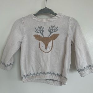 Janie and Jack Deer sweater